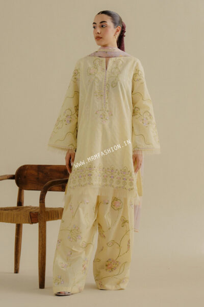 Coco Embroidered Lawn DROP II By Zara Shahjahan 2025 | D - 01A