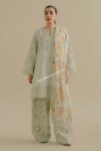 Coco Embroidered Lawn DROP II By Zara Shahjahan 2025 | D - 01B