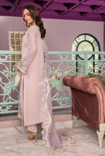 Ronak-E-Mehal Semi Stitched By ZA Clothes | D - 01 - Image 2