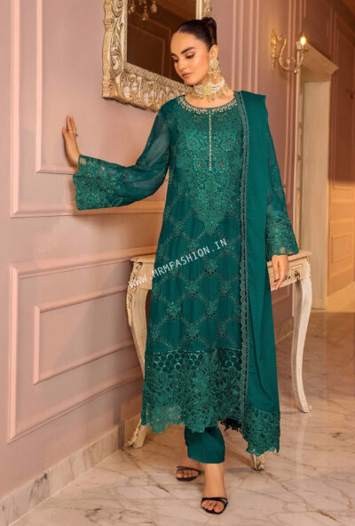 Ronak-E-Mehal Semi Stitched By ZA Clothes | D - 02