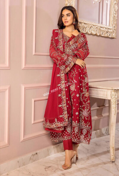 Ronak-E-Mehal Semi Stitched By ZA Clothes | D - 04