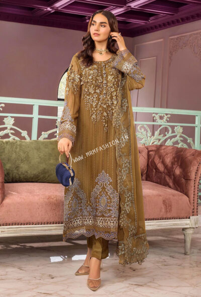 Ronak-E-Mehal Semi Stitched By ZA Clothes | D - 06