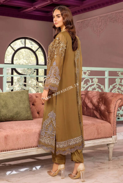 Ronak-E-Mehal Semi Stitched By ZA Clothes | D - 06 - Image 2