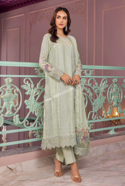 Ronak-E-Mehal Semi Stitched By ZA Clothes | D - 08