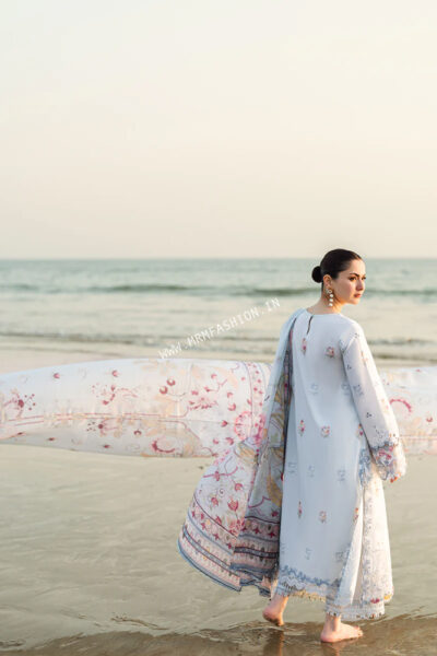 Sahil Luxury Lawn By Qalamkar ' 25 | FK - 02 - Image 2