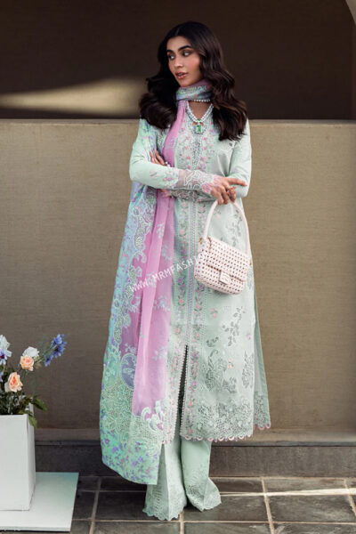 Sahil Luxury Lawn By Qalamkar ' 25 | FK - 04 - Image 2