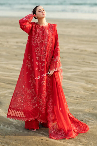 Sahil Luxury Lawn By Qalamkar ' 25 | FK - 07 - Image 2