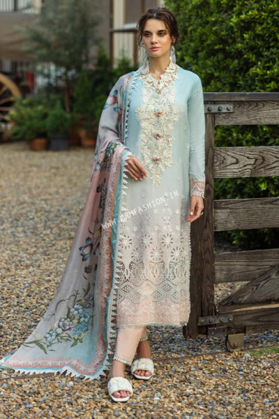 Solace Chikankari Lawn By Mushq ' 25 | Casa