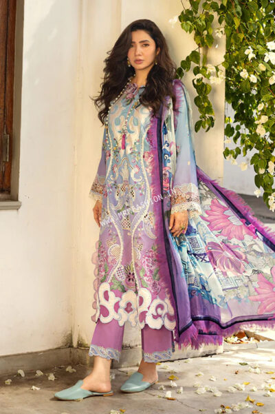 Manaram Luxury Lawn By Mushq ' 25 | Design - 03