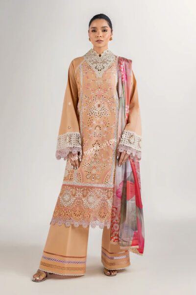 Manaram Luxury Lawn By Mushq ' 25 | Design - 04