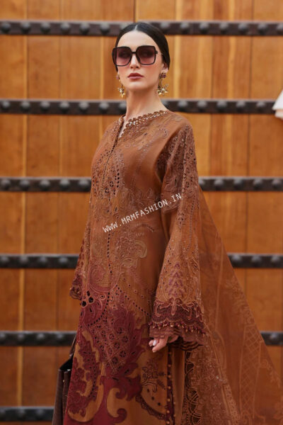 Maria B Luxury Lawn ' 25 | D-2501B - Image 2