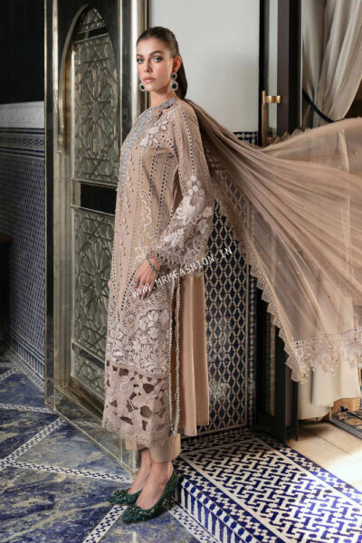 Maria B Luxury Lawn ' 25 | D-2502A - Image 2