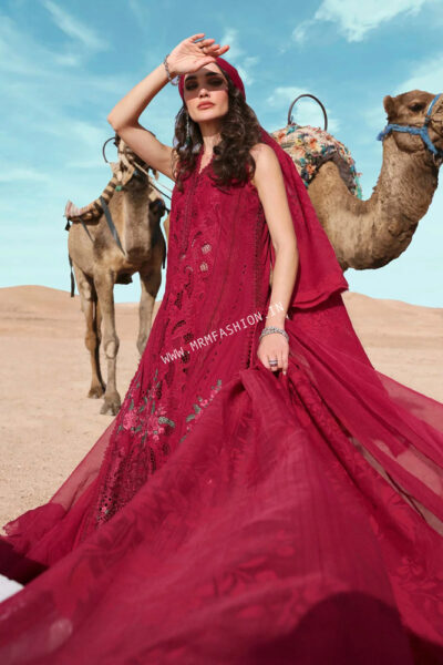 Maria B Luxury Lawn ' 25 | D-2504A - Image 2