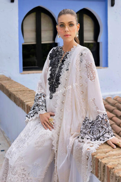 Maria B Luxury Lawn ' 25 | D-2505A - Image 2