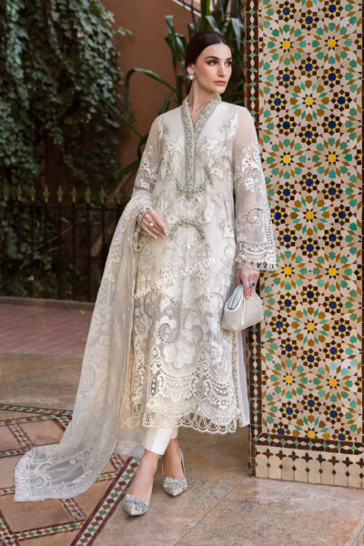 Maria B Luxury Lawn ' 25 | D-2506A - Image 2