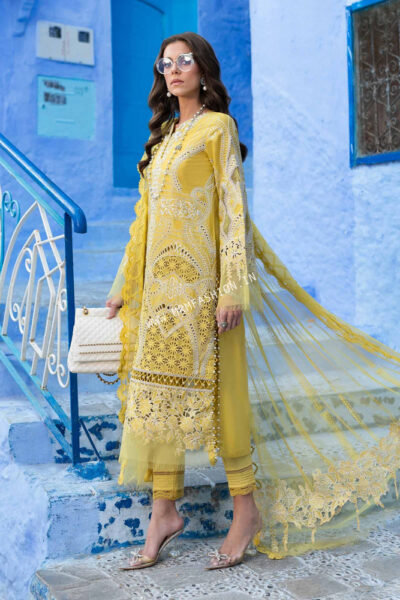 Maria B Luxury Lawn ' 25 | D-2512A - Image 2