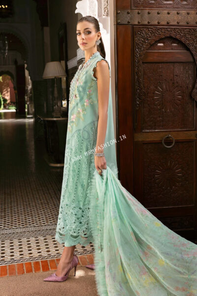 Maria B Luxury Lawn ' 25 | D-2514A - Image 2