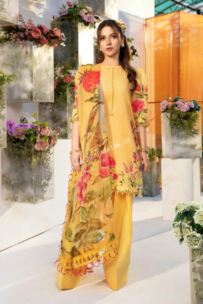 Maria B M.Basics Lawn Volume 1 ' 25 | Design - 701 A