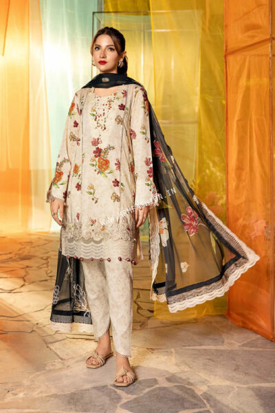 Maria B M.Basics Lawn Volume 1 ' 25 | Design - 702 B