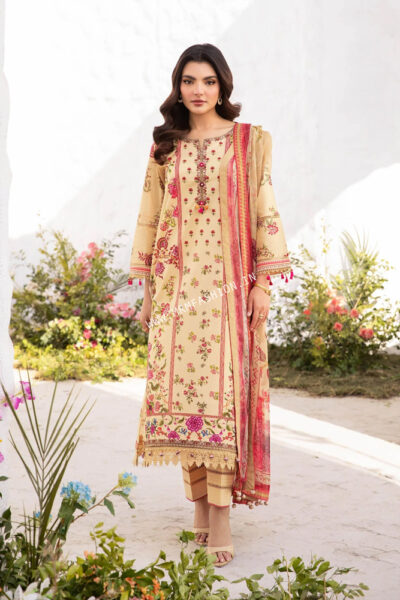 Maria B M.Basics Lawn Volume 1 ' 25 | Design - 705 A