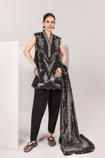 Maria B M.Basics Spring Summer Lawn ' 26 | MB-CUSV13-03B