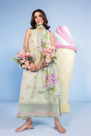 Maria B M.Basics Spring Summer Lawn ' 26 | MB-CUSV13-15B