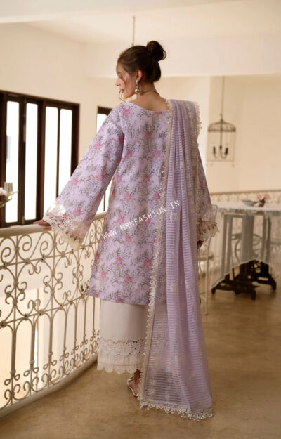 Printkari Lawn By AJR Couture ' 25 | Pearl - Image 2