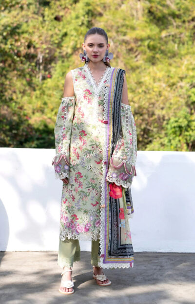 Printkari Lawn By AJR Couture ' 25 | Pink Patel
