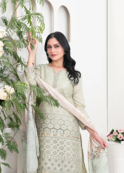Saija Lawn Semi Stitched By Tawakkal - Original