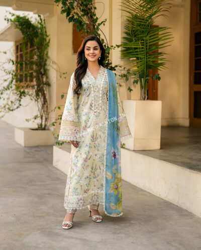 Aashiyana Luxury Lawn By Roheenaz ' 25 | Maha