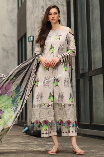 Charizma Combination Embroidered Lawn Volume 3 ' 26 | CC6-23
