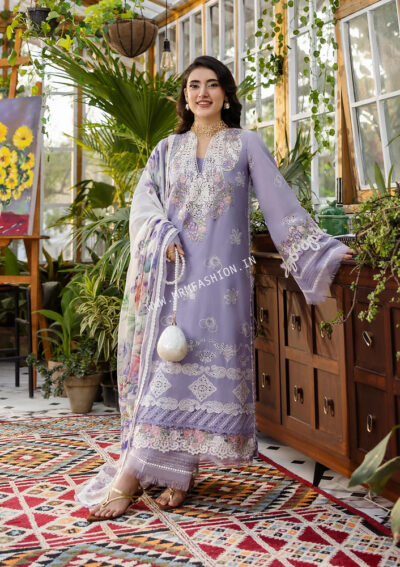 Elaf E.Craft Chikankari Lawn ' 25 | EEC - 05A