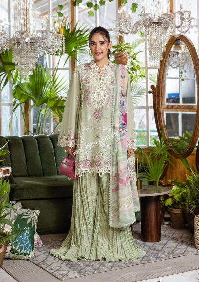 Elaf E.Craft Chikankari Lawn ' 25 | EEC - 05B