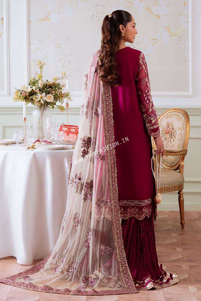 Elanora Embroidered Chiffon By Nureh Vol-4 2025 | NEL - 78 - Image 2