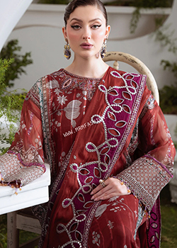 Nureh Amaya Luxury Embroidered Chiffon 2025 - Original