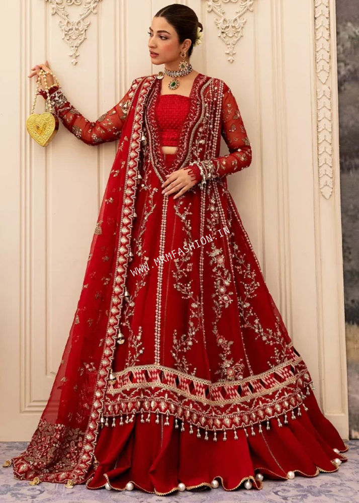 Siraa Luxury Festive Formals By Sadaf Fawad Khan ' 25 | Scarlet
