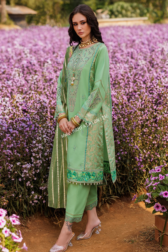 Charizma Zouq Eid Edit Premium Lawn Volume 1 ' 26 | CZ5-04 - Image 2