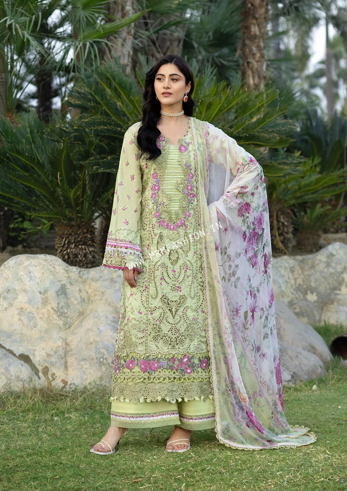 Elaf Chikankari Print Lawn ' 26 | ERC-02A