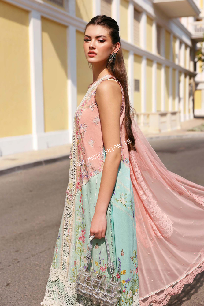 Maria B Luxury Lawn 2026 | D-2606A - Image 2