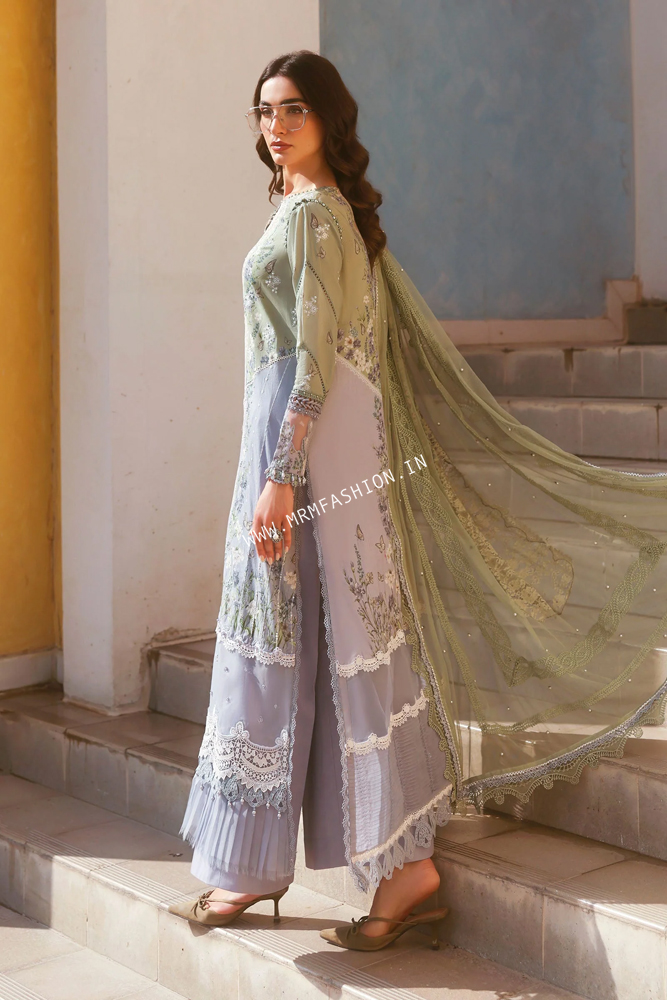 Maria B Luxury Lawn 2026 | D-2606B - Image 2