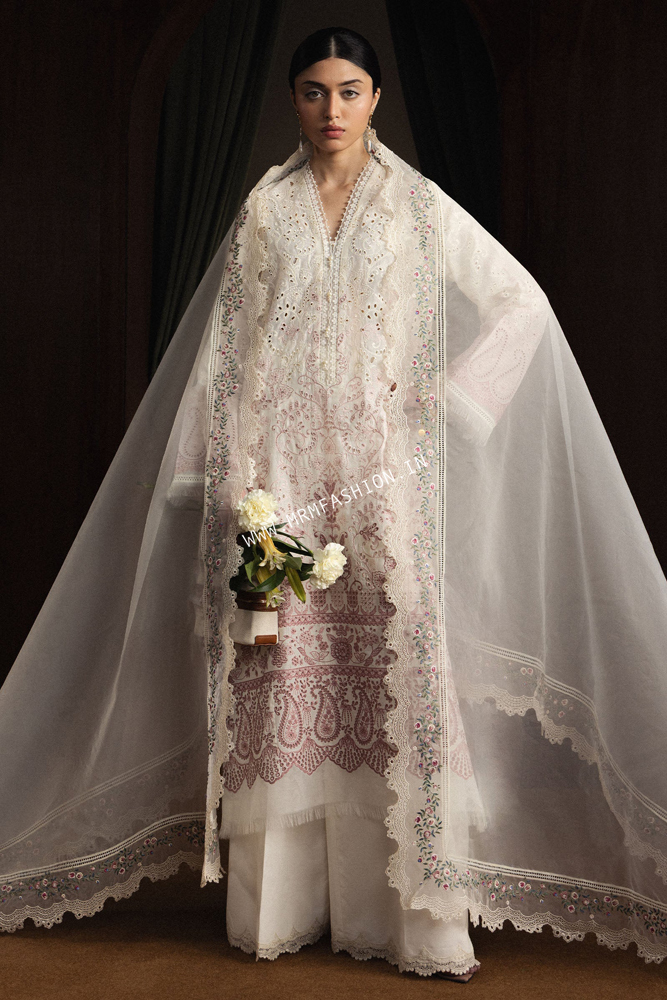 Satori Luxury Lawn By Zara Shahjahan ' 26 | Hoshimi-D12