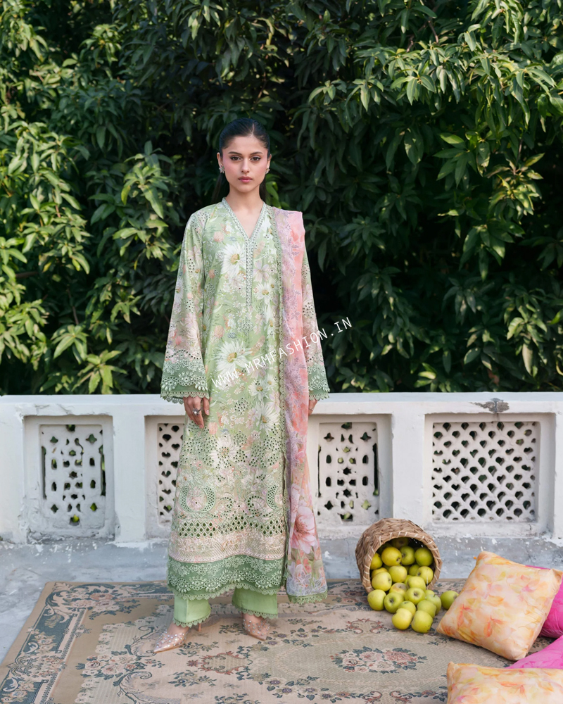 Summer Lines Printkari Lawn By Neeshay ' 26 | Verna