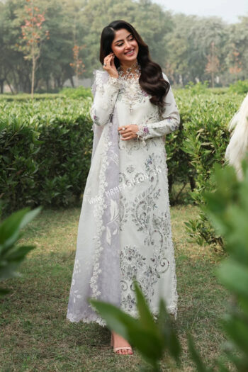 Tales Of Petals Luxury Lawn By Sardinia ' 26 | Cloud Whisper