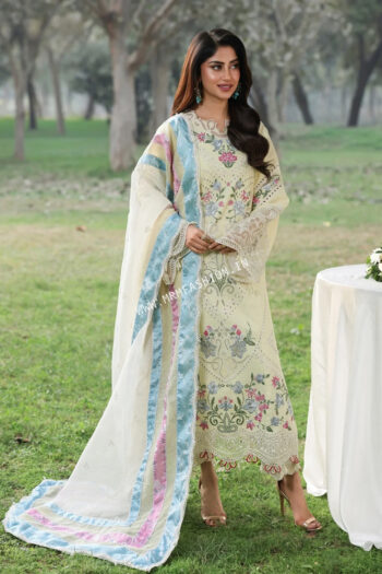 Tales Of Petals Luxury Lawn By Sardinia ' 26 | Daisy Dream