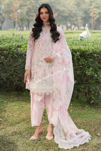 Tales Of Petals Luxury Lawn By Sardinia ' 26 | Pink Breeze