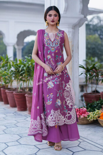 Gul Luxury Lawn By Mahnur ' 26 | G-07