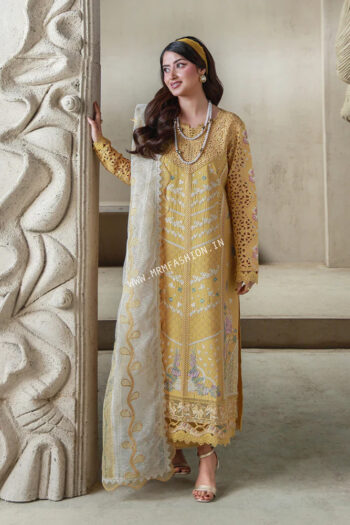 Saagar Luxury Festive Lawn By Aabyaan ' 26 | AL-02