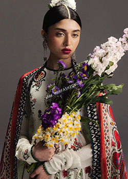 Anarkali Luxury Lawn By Zara Shahjahan 2026 - Original