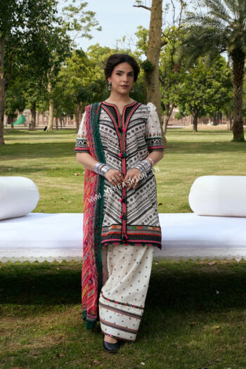 Aangan Prints With Chiffon Dupatta By Kahf ' 26 | KPS-02B
