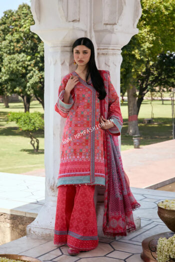 Aangan Prints With Chiffon Dupatta By Kahf ' 26 | KPS-03A